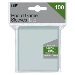Ultra PRO Gaming Special Sized Lite Board Game Sleeves (100ct) For 69mm X 69mm Cards