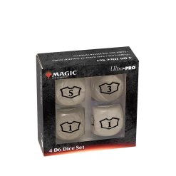 Ultra PRO Gaming Deluxe Mana D6 Loyalty Dice Set (4ct) For Magic: The Gathering